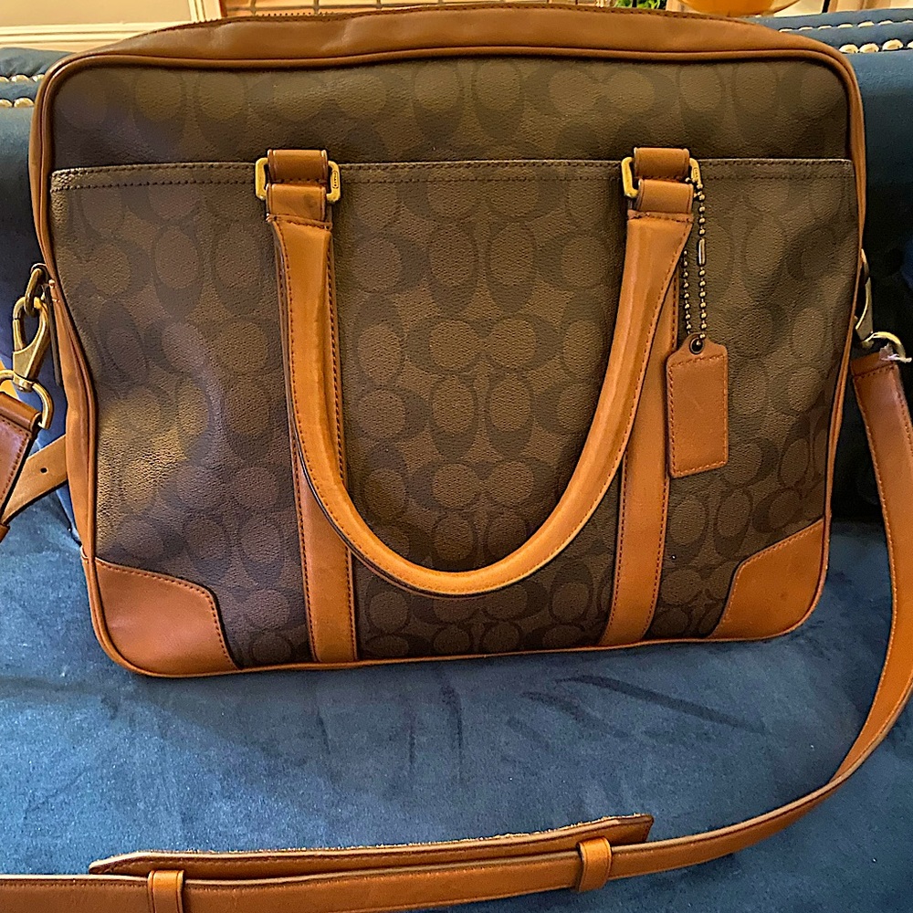 COACH Laptop Bag/Briefcase Brown/Tan